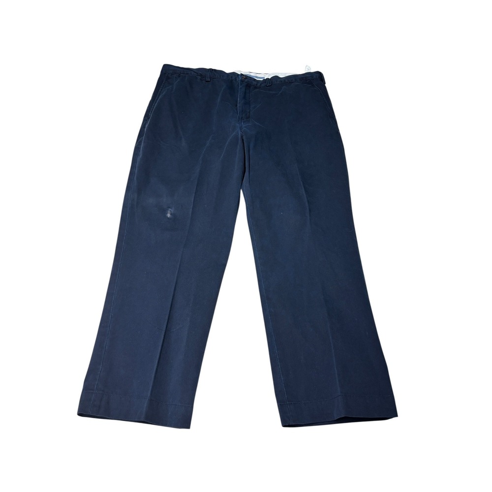 Polo Ralph Lauren Mens Classic Fit Chino Pants Navy Blue 100% Cotton 42x27